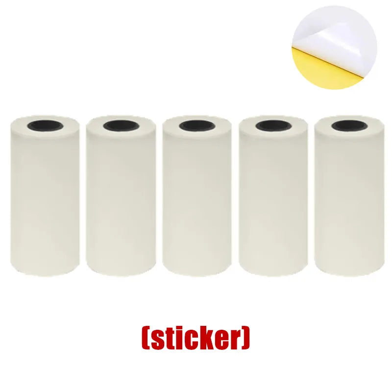 X6 Mini HD Portable Bluetooth Thermal Printer for Inkless Sticker Labels and Student Notes with Paper Included